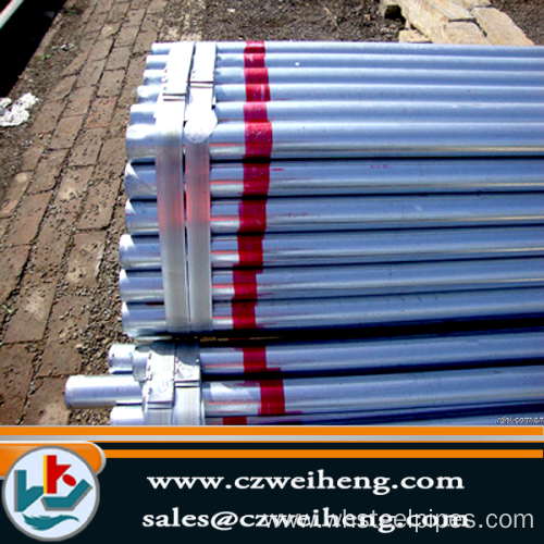 Greenhouse and scaffoldings used hot dip galvanized steel pipe